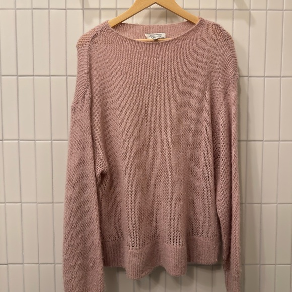 & Other Stories Sweaters - Loose Dusty Rose Knit Sweater